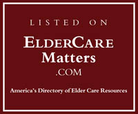 listed on eldercarematters.com directory elder care resources